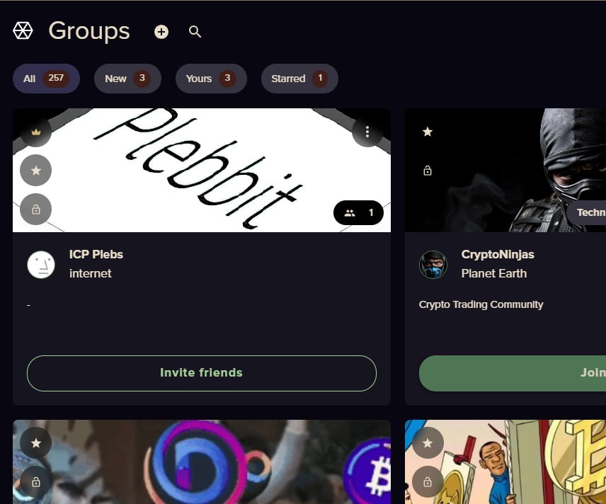 [ICP] 

Catalyze
Discord alternative on Internet Computer

I set up a room for plebs:
aqs24-xaaaa-aaaal-qbbea-cai.ic0.app/groups/qfjyo-4…

#icp #catalyze