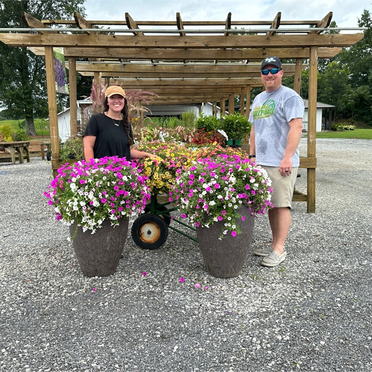 HollyPondHigh's tweet photo. We would like to thank Gibbs Garden Center for generously donating a cartload of plants and a pair of super nice planters to spruce the school up before open house! IT'S A GREAT DAY TO BE A BRONCO!! https://t.co/b2NpY4Uwku