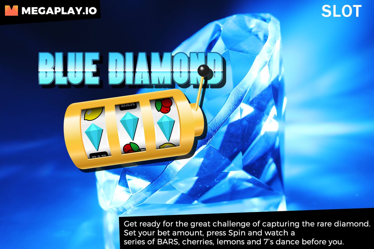 Blue Diamond Slot, get ready for the great challenge of capturing the rare diamond 💎💎

🐯 Play Now: megaplay.io/original-slots…

#Slot #Games #Cryptocurrency #Mega #CardanoADA #BitcoinCash #BinanceCoin #Bitcoin #BUSD #Dogecoin #Ethereum #Litecoin #Play #Tron #USDT #Ripple