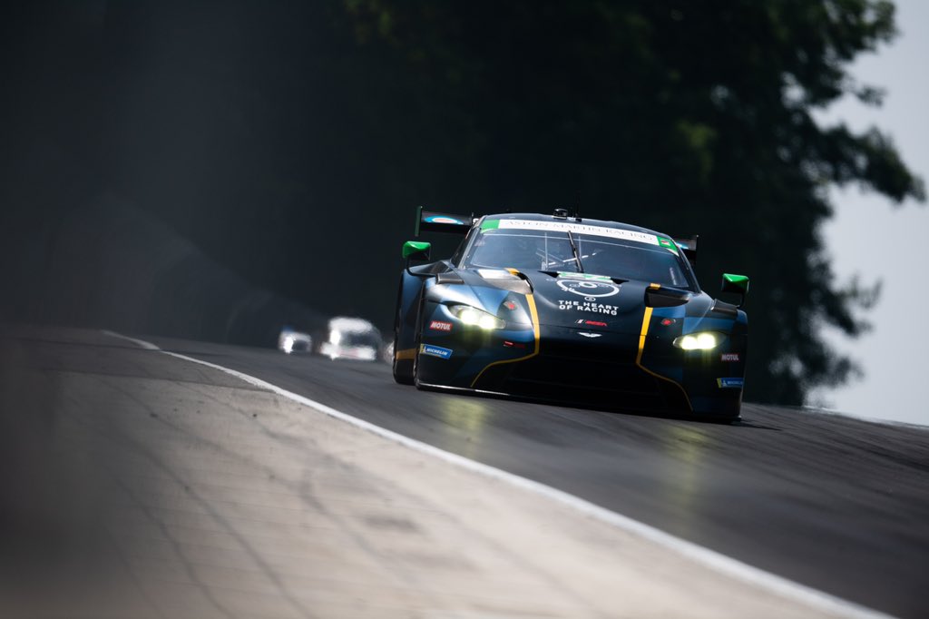 Pole on a roll… the #23 Heart of Racing Aston Martin secures GTD Pro pole position for the second IMSA race in succession, this time at Road America. The sister #27 Aston Martin Vantage will start fifth in the GTD class.

#AstonMartin #Vantage #IMSA