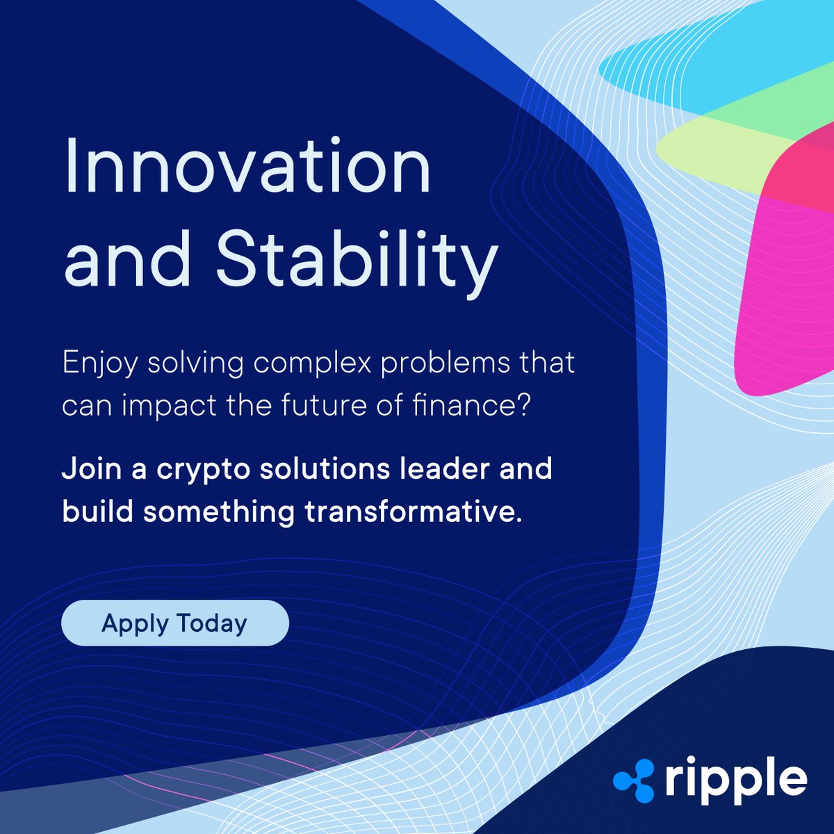 🌟 Calling all builders! We have open roles in:
Senior Policy Director, US
Senior Software Engineer, Compliance and Risk Engineering

Join us in building an innovative and sustainable future of finance. #BuildRealValue bit.ly/3pY8TjK