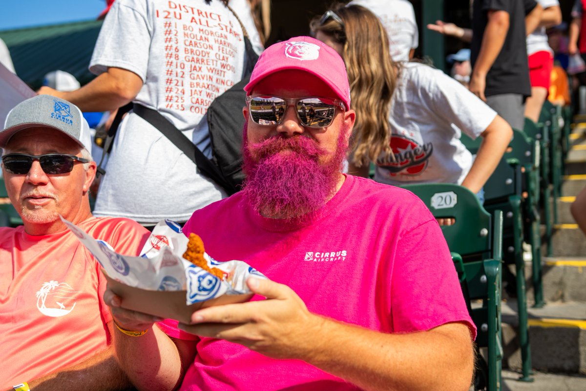 smokiesbaseball's tweet photo. Our incredible fans showed out for Paint the Park Pink tonight, benefitting @StridesKnox 💟 https://t.co/B1DoVDNgiI