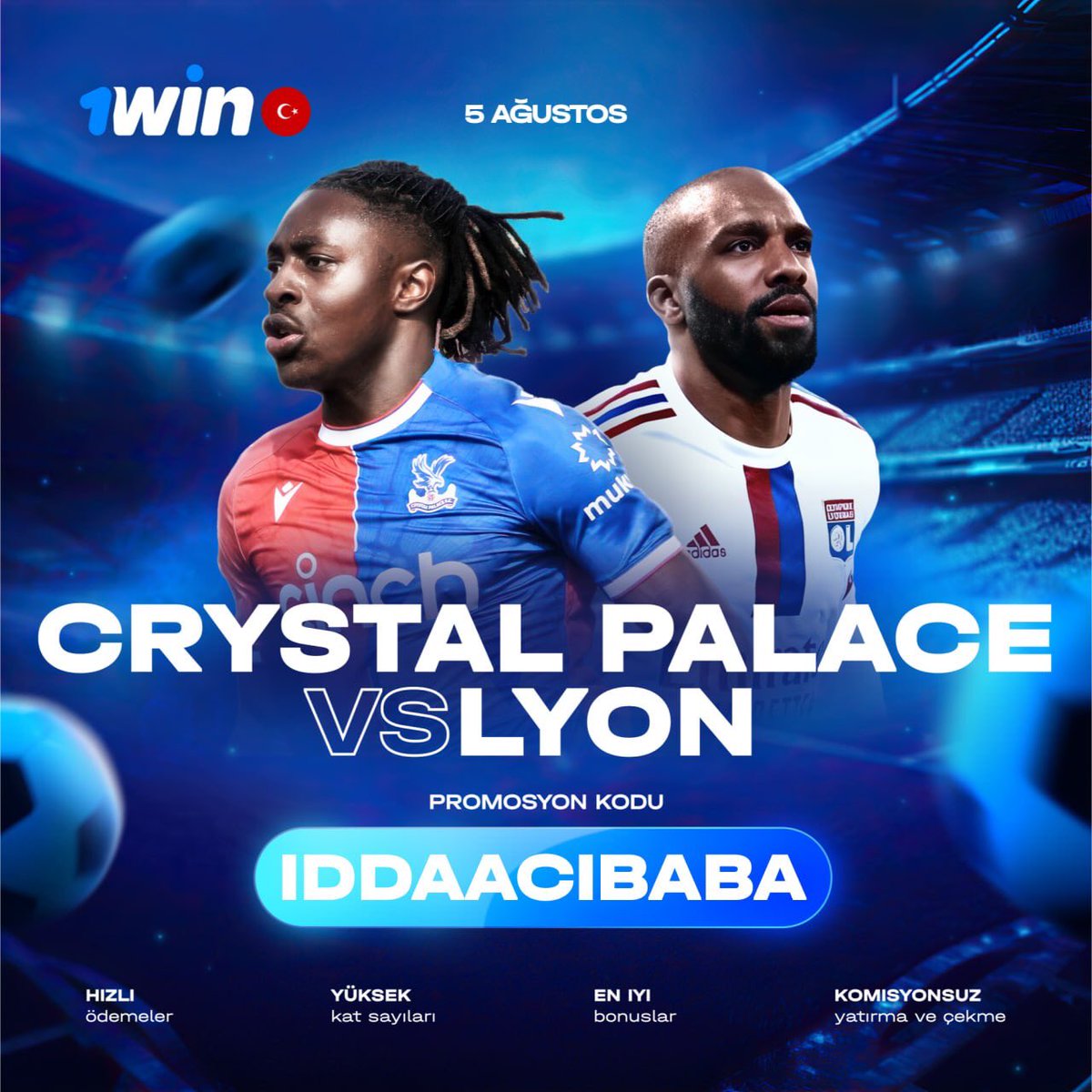 1win1wintr's tweet photo. Cyristal palace - Lyon
https://t.co/qpkIKrqRfz
#1win #1winX #Luon https://t.co/ZBPbiWbhEg