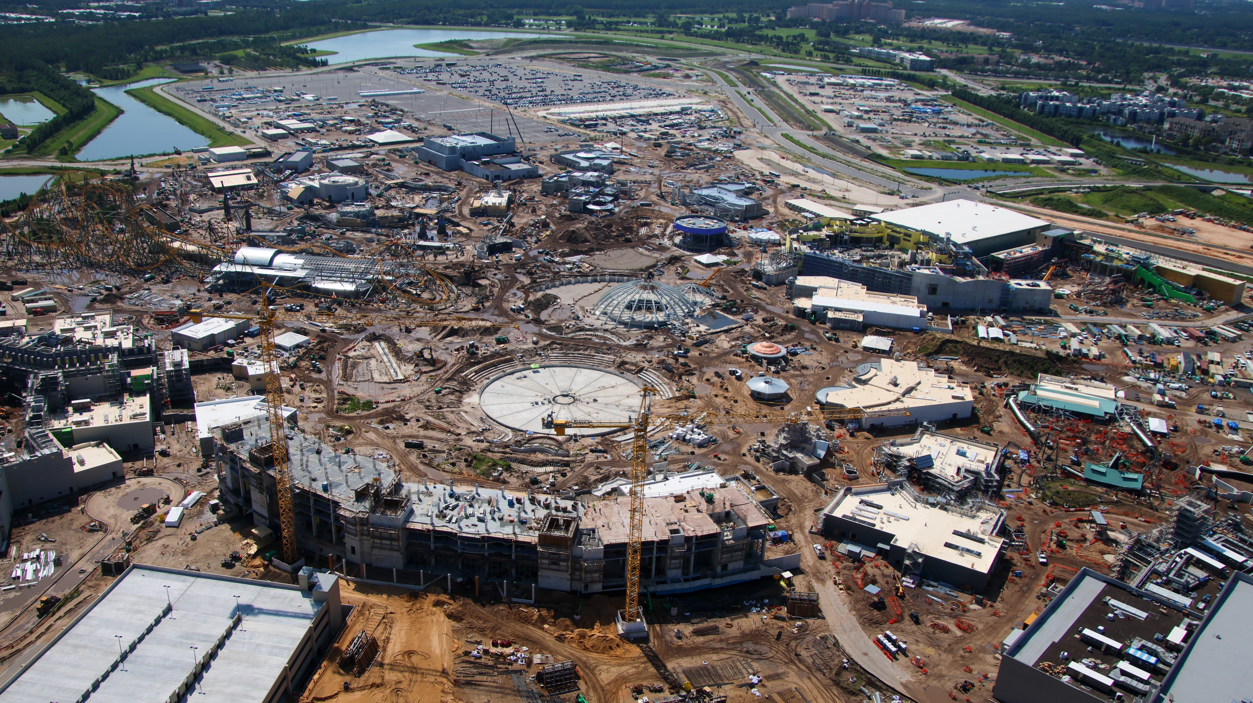 bioreconstruct on X: Current expansion of the Universal Orlando Team  Member parking garage.  / X