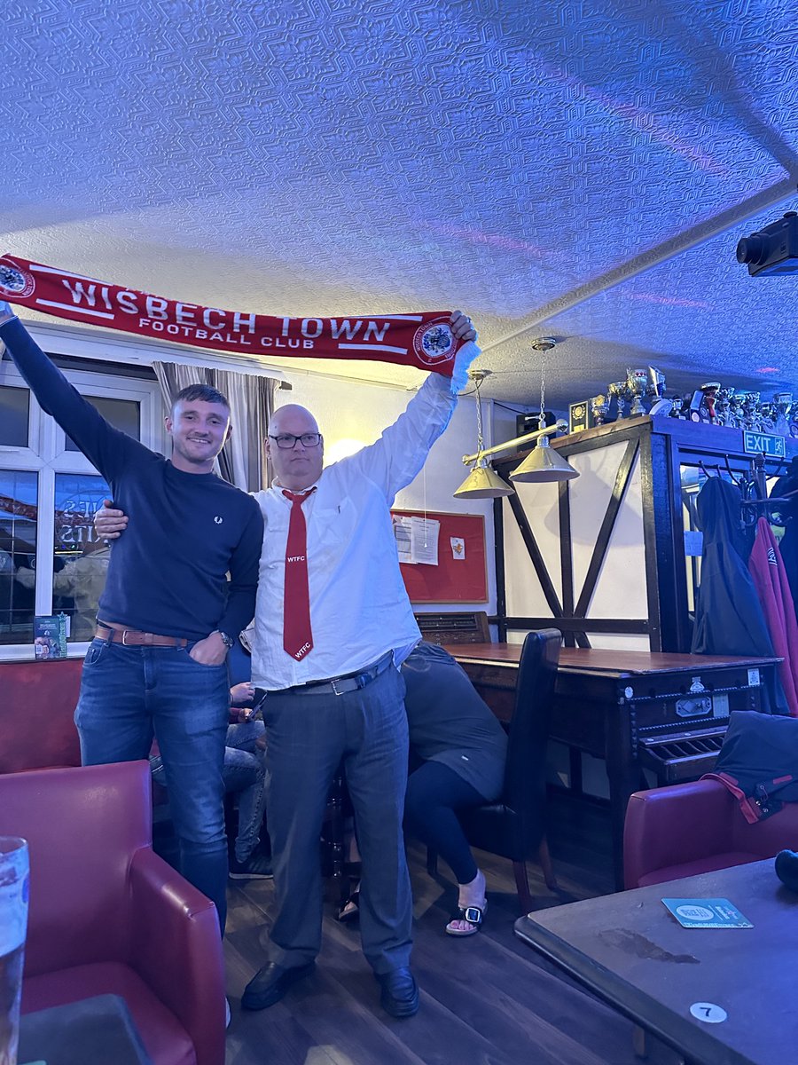 ⁦<a href="/HayesSeb/">Seb</a>⁩ celebrating the ⁦<a href="/wisbechtownfc/">Wisbech Town FC</a>⁩ win!! ⁦⁦<a href="/LeonMetts10/">leon mettam</a>⁩