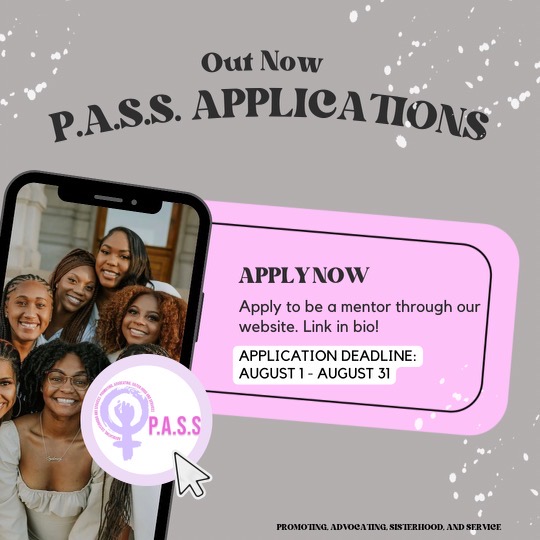 Applications are now open until August 30th!! We're so excited for what's to come in the 23-24 school year! Don't miss out on this opportunity to join the P.A.S.S sisterhood and motivate young girls! 💗💜 #getinvolved #mizzou25 #mizzou26 #mizzou27 #mentorship #sisterhood