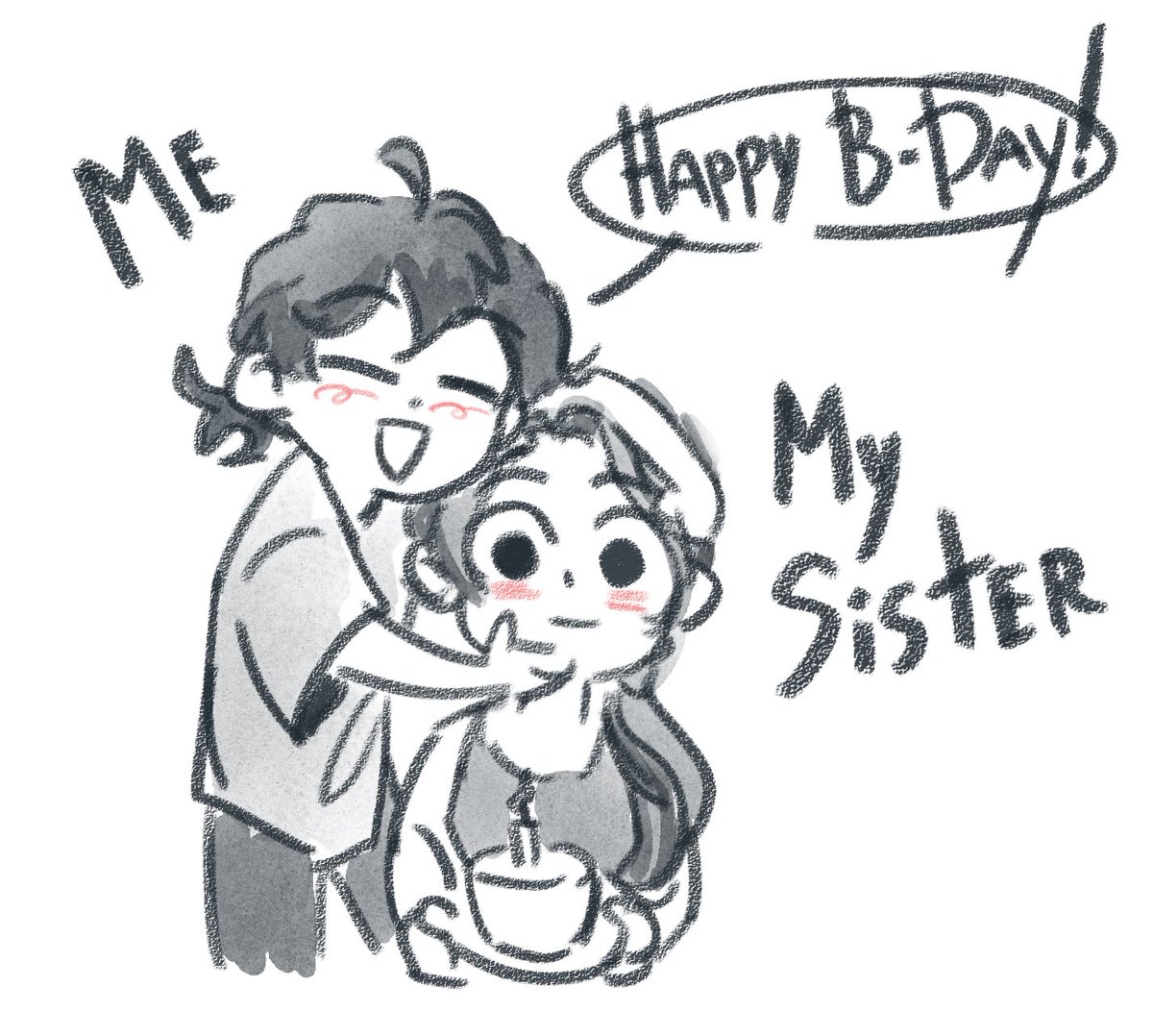 sairusbb's tweet photo. Me &amp; My sentimental sister https://t.co/vujL8AUkvh