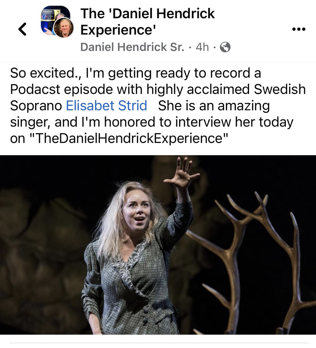 Interview with Swedish Soprano Elisabet Strid!