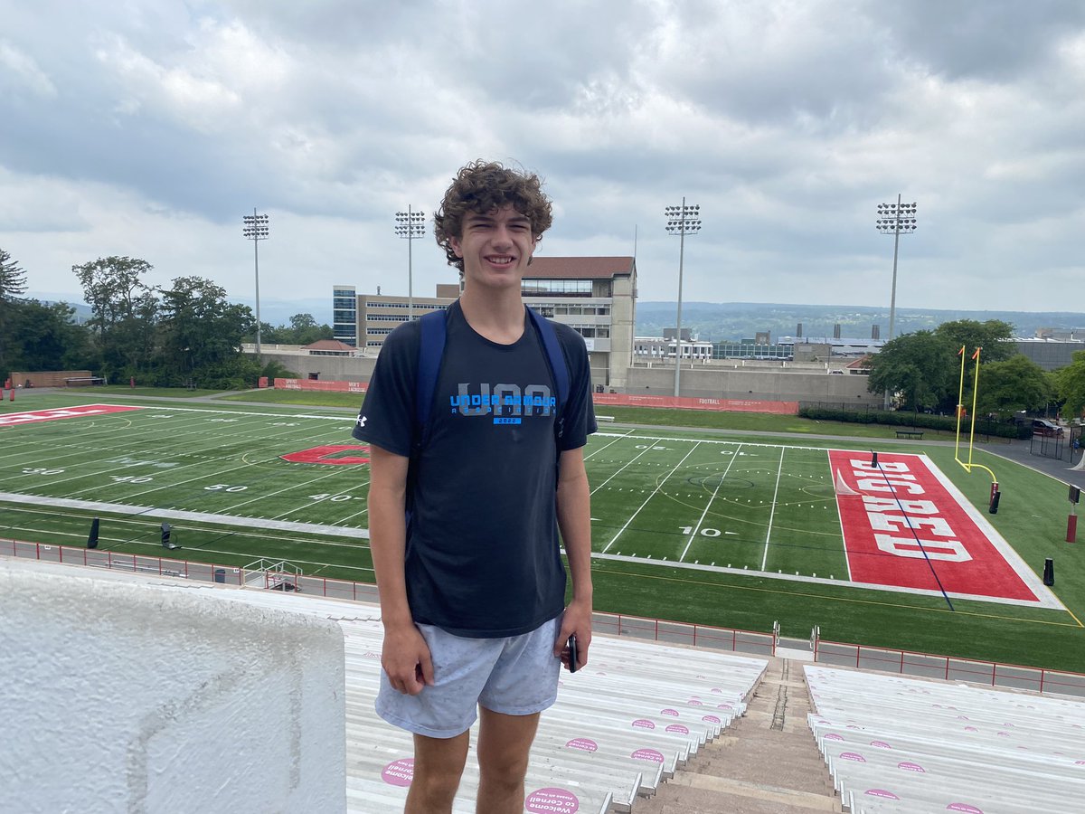 Thank you <a href="/cornell_mbb/">Cornell Men's Basketball</a> and <a href="/CoachJonJaques/">Jon Jaques</a> for having me up this weekend! Had a great time seeing campus and meeting the staff!