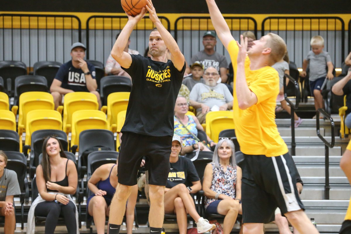 mtumbb's tweet photo. We had a great turnout for the basketball reunion and alumni game today at the SDC Gym. #mtumbb #FollowTheHuskies https://t.co/5fiWhAAaQB