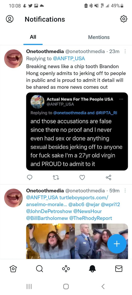 KsKustoms's tweet photo. @The_RI_Exposer Says the clown who lives of the taxpayers collecting a government check because he can't take care of himself, POS still gets constantly evicted for non payment. https://t.co/Ol0U6nSNVL