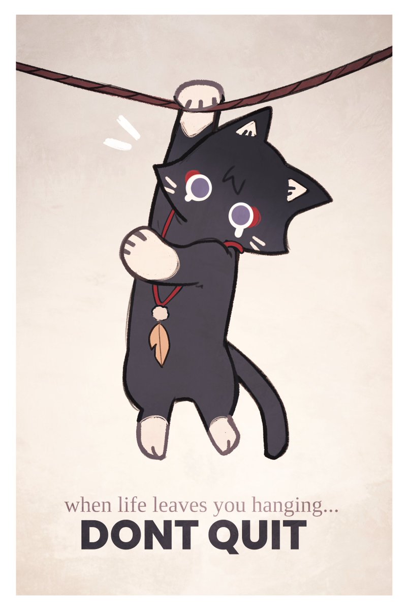 「motivational kitten poster」|× jinny ×のイラスト