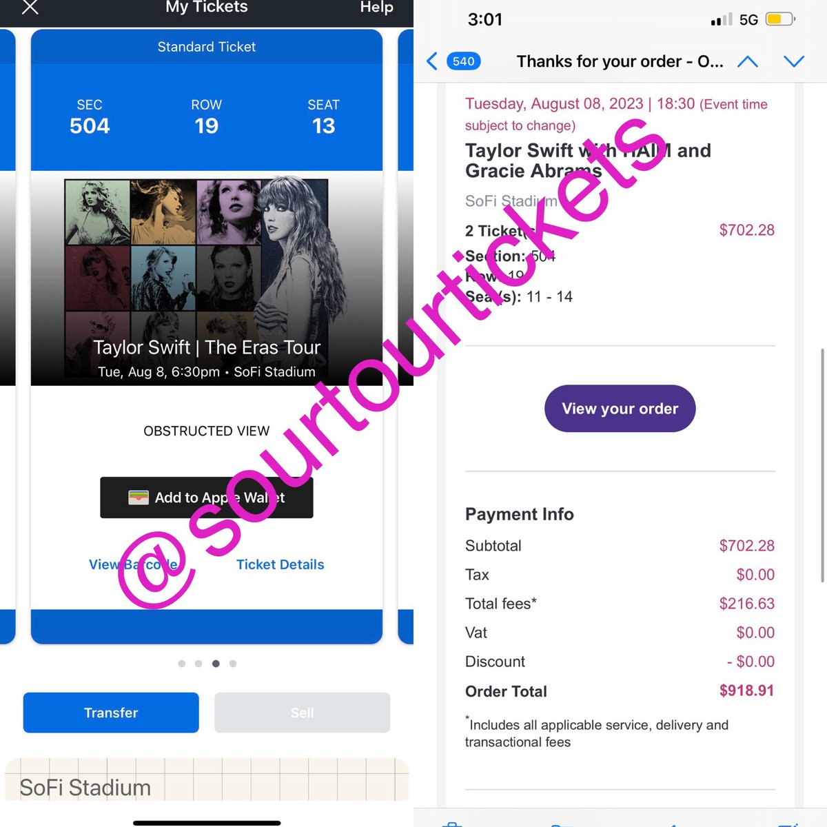 Concert Tour Tickets tweet media