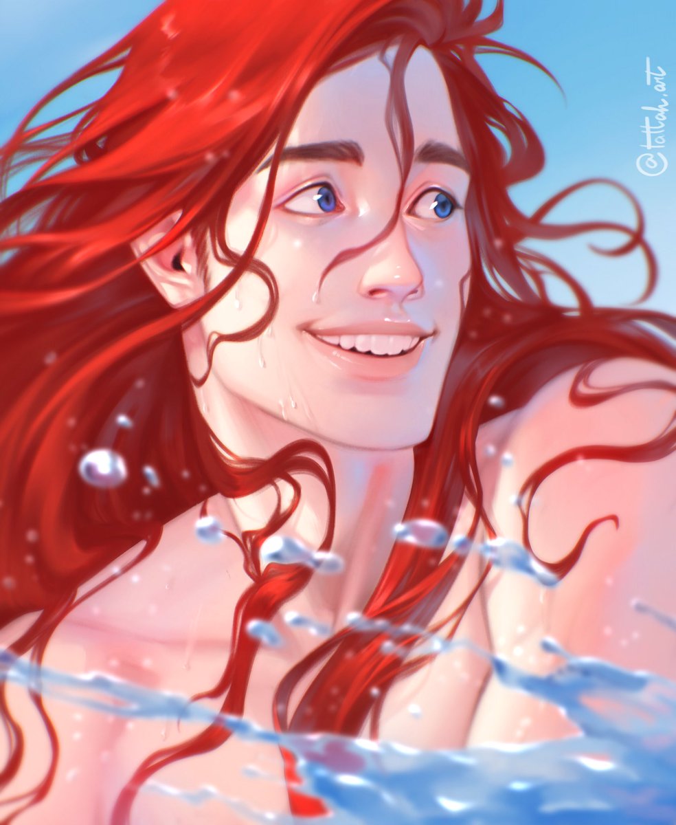 tattahwashere's tweet photo. Lobbying for genderbent Ariel in the next remake 🌊🧜‍♂️ https://t.co/uiBIz1QJHC