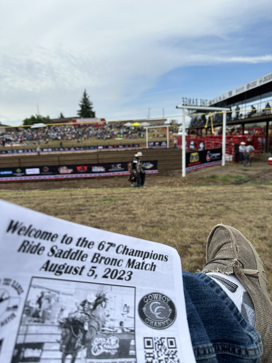 Better than the NFR if you like bronc riding. Best of the best come ride here!
Next weekend if you wanna watch the top bareback riders come to my hometown for the Wayne Herman Invitational; I’ll buy ya a beer. #saddlebronc #rodeo #NDlegendary #ChampionsRide