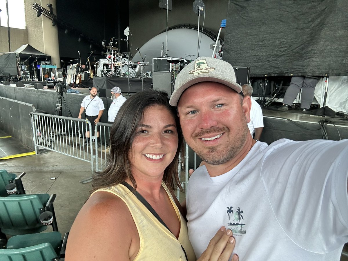 Matchbox 20!  Incredible seats!  Can’t wait to get the concert started!  <a href="/ruoffmusicenter/">Ruoff Music Center</a>