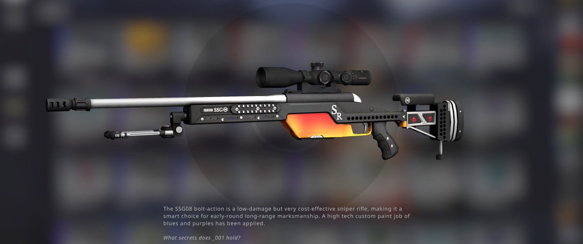 imorstn's tweet photo. SSG 08 | Summer Ray for @CounterStrike #csgo #cs2 #ssg08 https://t.co/yWB4tARZbq