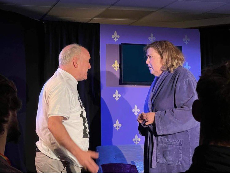 nikolakolai's tweet photo. Nearly sold out for “Gold!” tonight - word of mouth mainly - people are loving our 80’s throwback comedy thriller! #JulieandDave #BrinksMat #80sclassics https://t.co/aiPcWjWb69