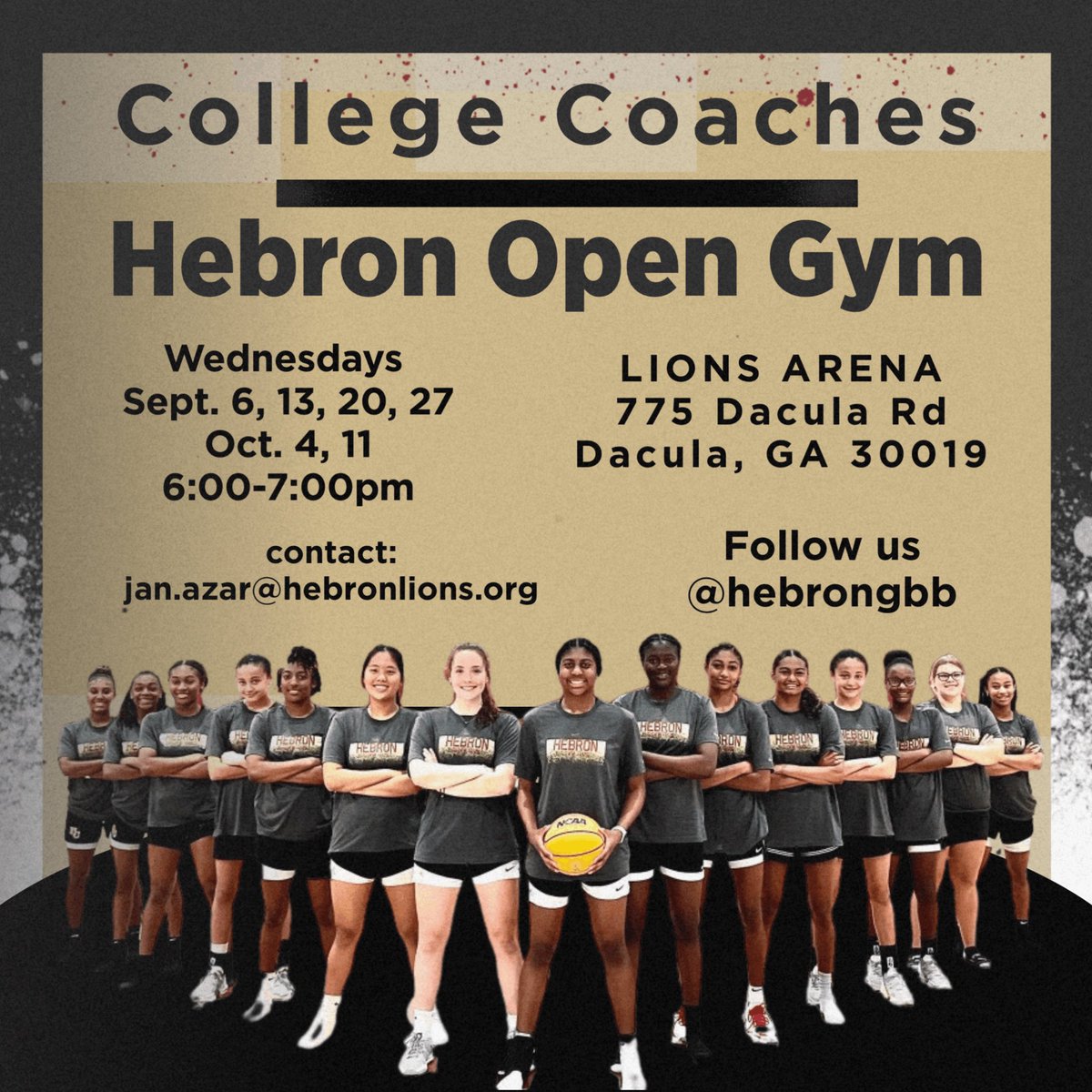 College coaches we are looking forward to seeing you soon. Contact Jan.azar@hebronlions.org with a date that works for you.
#GoLions #DoWhatYouDo