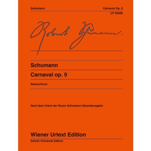 schumannnetz's tweet photo. Just published! #Schumann: #Carnaval op. 9, #Beiche/Koch, Wiener #Urtext Edition https://t.co/rPWC5hdfdG https://t.co/0S2qMxg4rU