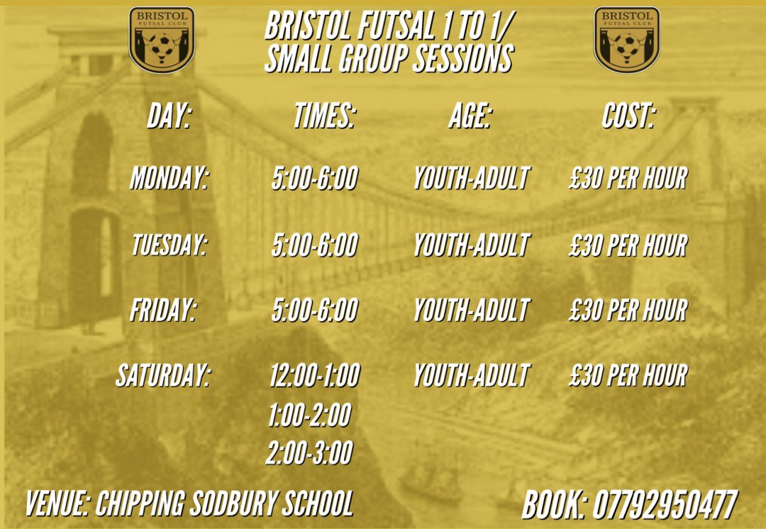 1 to 1 or small group session, days and time slots now become available starting September. Book now to avoid disappointment