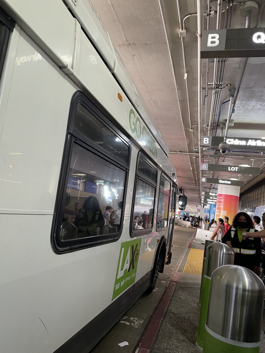 Avoid flying into LAX you need a taxi you have to wait for a shuttle bus that has no help and too crowded to get on this is unsafe and boarding lawless and disrespectful to passengers