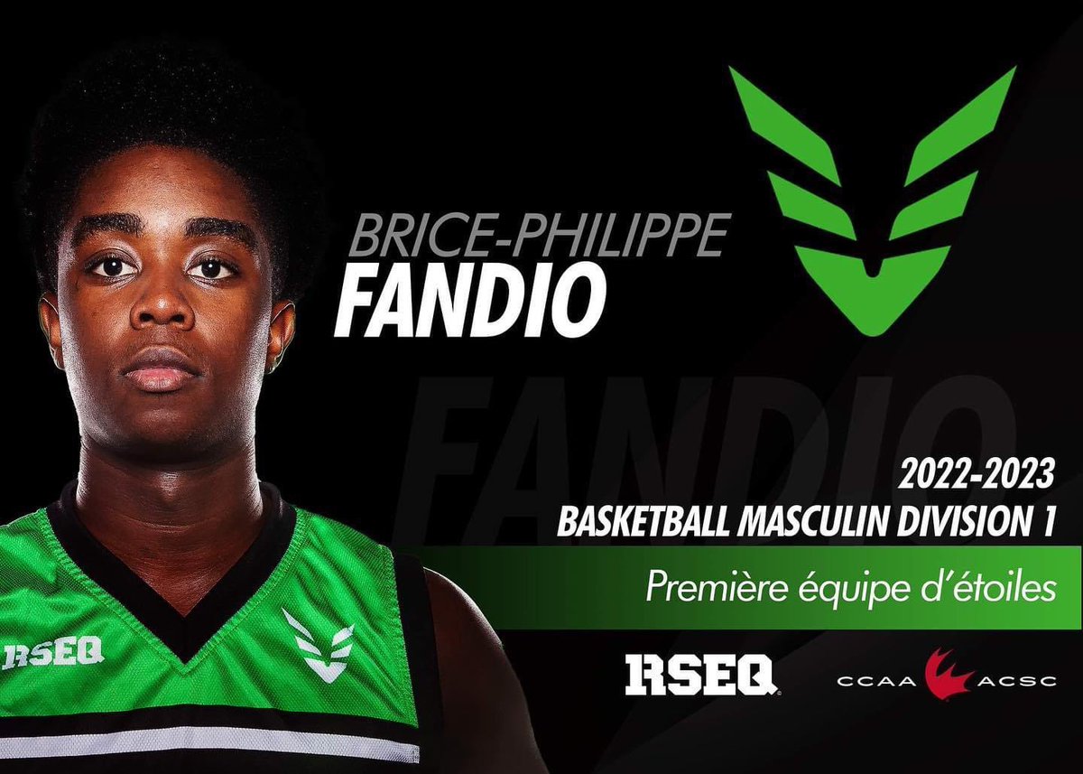 coachVoltsMens's tweet photo. Brice-Philippe Fandio, 6’01 PG, Class of 2024.

 Première équipe étoile.

Il a terminé :
-1er marqueur dans la ligue(19,1 PPG)
-1er dans les passes décisives dans la ligue (4,5 APG)
-12e dans la ligue pour les vols de ballons (1,9 SPG) https://t.co/nCLpafyw3v