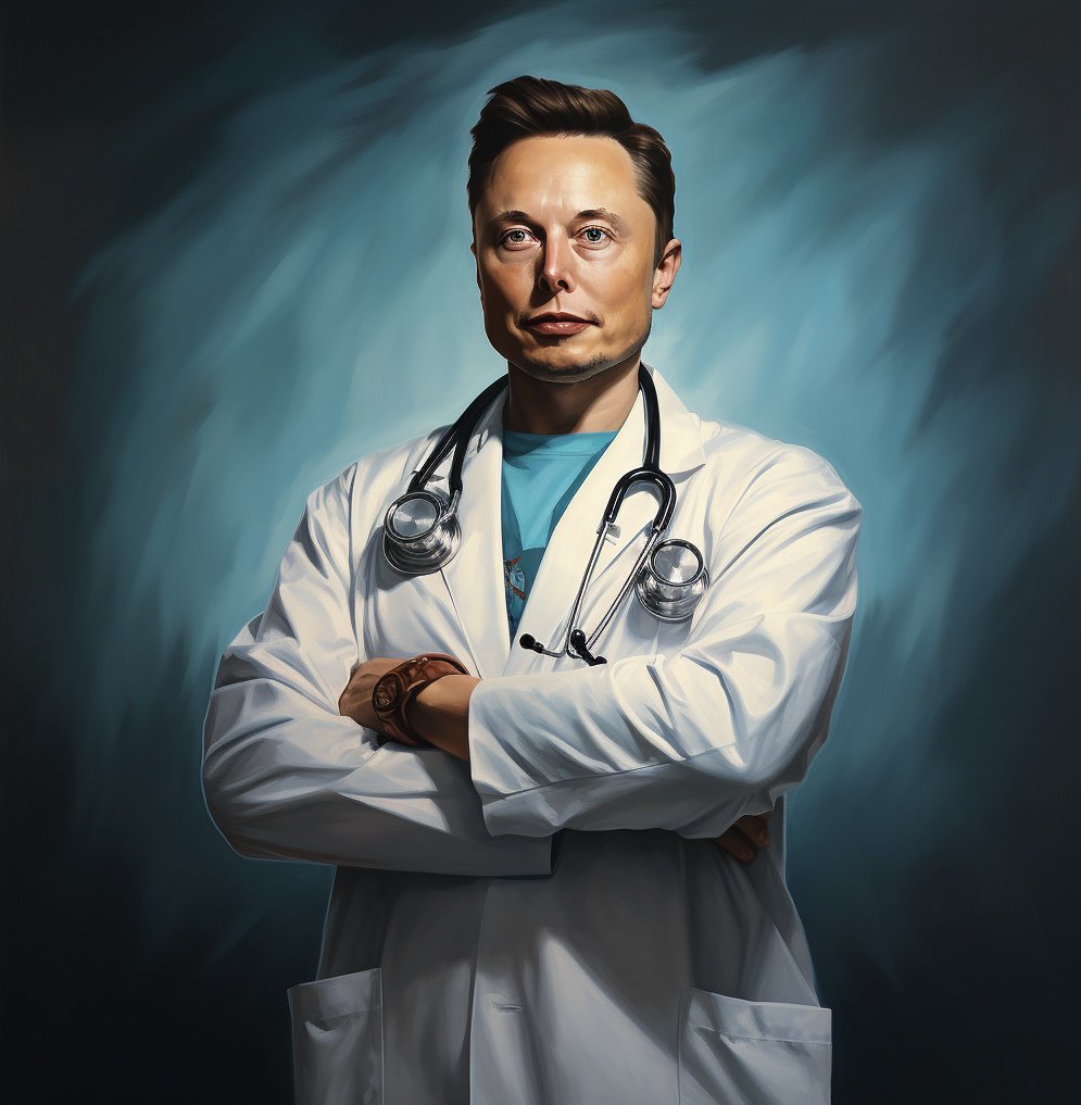 EvasTeslaSPlaid's tweet image. If Elon Musk was a doctor, which field would he be practicing? @elonmusk