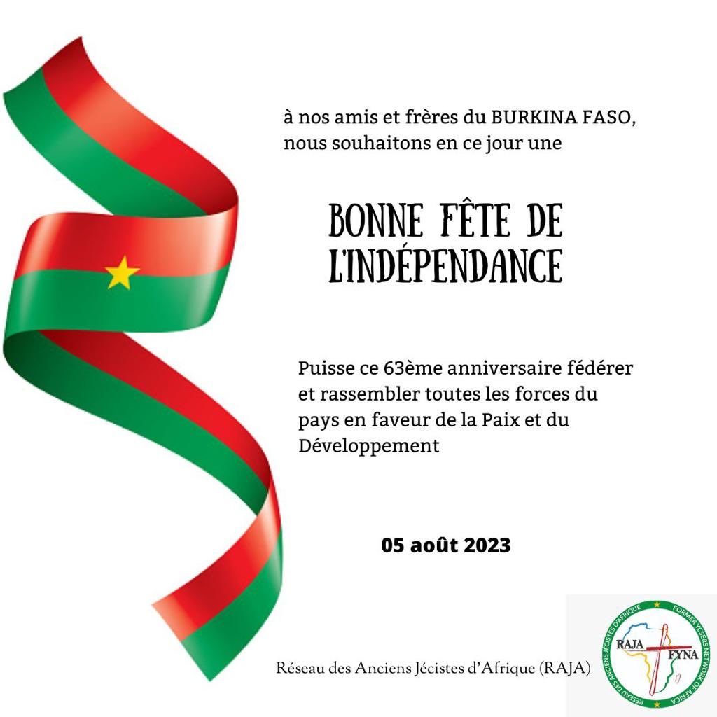 Joyeuse fête de l’Independance au Burkina Faso. #RAJA #FYNA #ECG ⁦<a href="/RajaFyna/">RAJA-FYNA</a>⁩