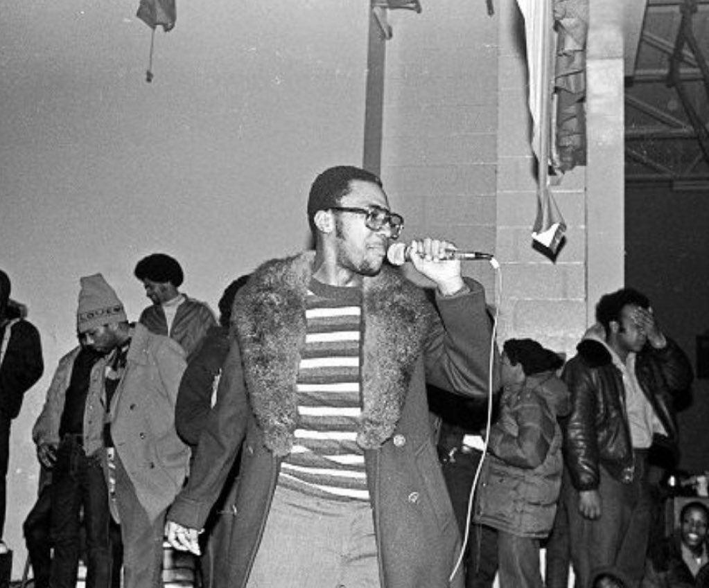 This Hip-Hop legend is #CokeLaRock! He’s credited as being the first MC in the history of hip-hop. In November 2010, Coke La Rock was inducted into the High Times Counterculture Hall of Fame at the annual ceremonies at the Cannabis Cup in Amsterdam. #HipHop50 #TrapNPoetry