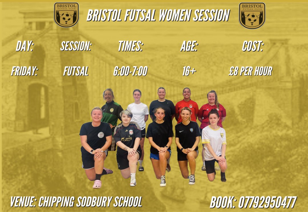 Women sessions resume September on Fridays with monthly matches on Saturdays. Get involved with these special group of women.