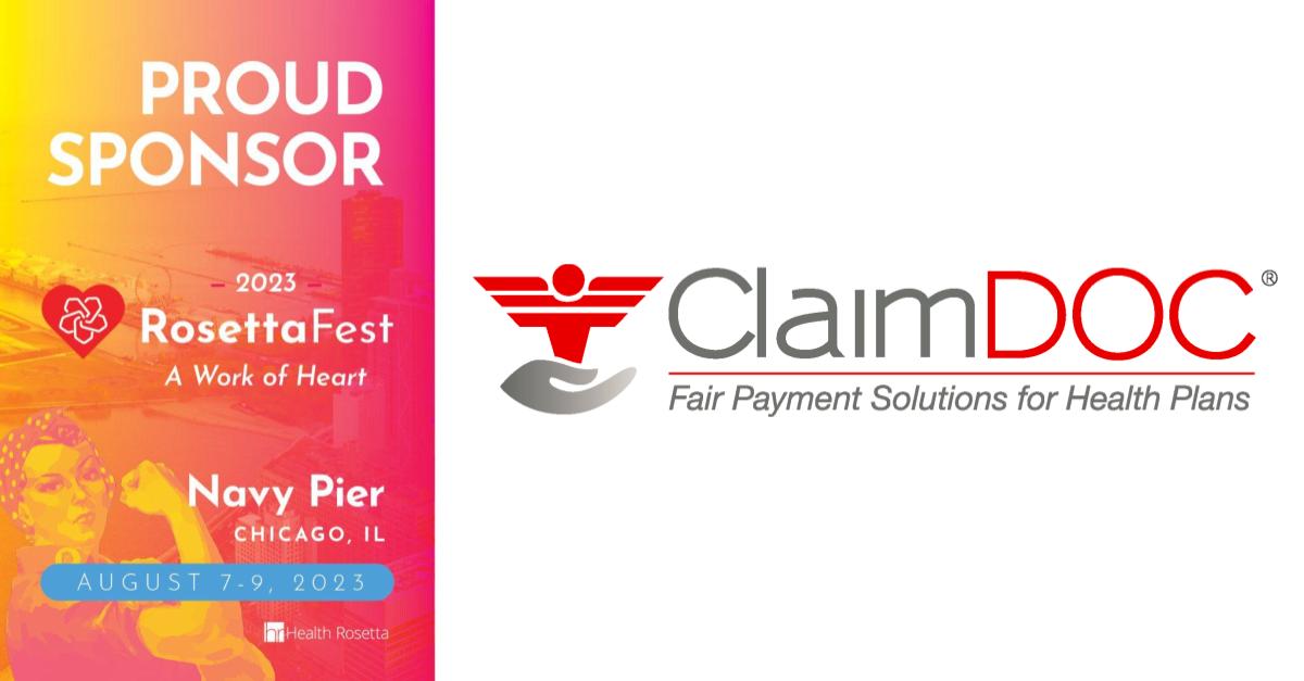 ClaimDOC uses next-generation technology paired with a human touch to deliver transparent medical claim pricing &amp; allow health plans to thrive. Join them Aug 7-9: hubs.li/Q01-7Bbc0.