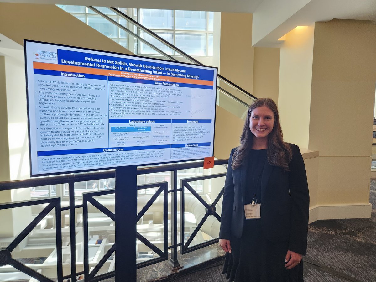 Dr. Kelsey Berry represented #uvapediatrics well at #phm23 in Philadelphia highlighting a clinical conundrum. Awesome chief resident!