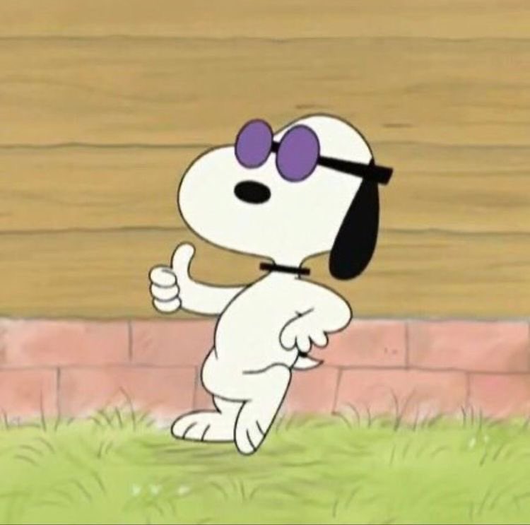 snoopy (joe cool) image of the day