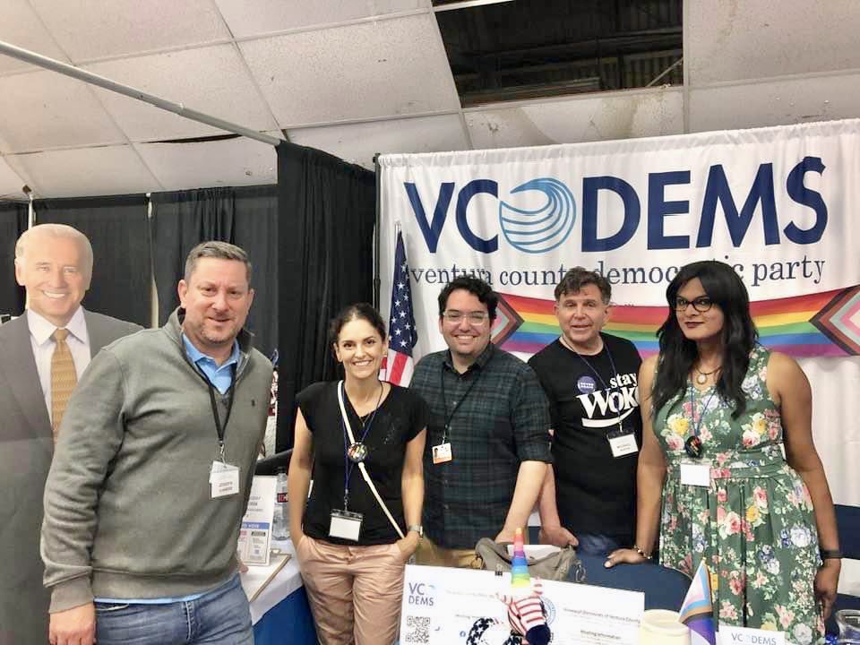 The Stonewall Riots took place 54 years ago on 28th June 1969. We are still continuing our fight for LGBTQ rights in 2023. Missing Aleyah, Sean and AJ in this pic from our Stonewall Dems Board at Ventura county.