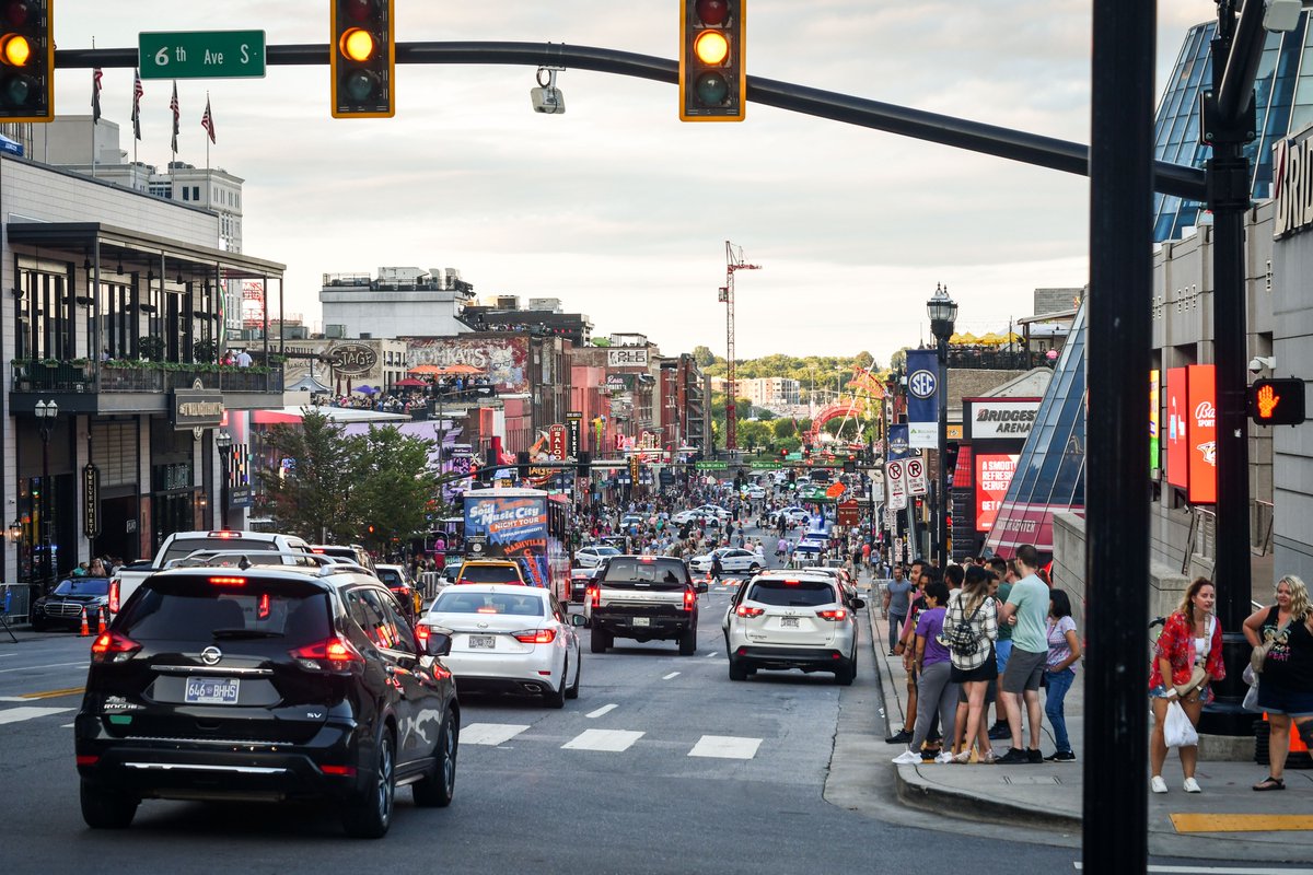Saturday night on Broadway. #nashville #nashvillephotography