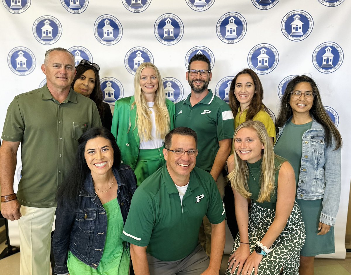 Poway High School APSM leaders in the house and ready to begin the 23-24 school year “BELIEVEing” we can! <a href="/PowayHighTitans/">Poway High School</a> <a href="/PowayUnified/">Poway Unified</a>