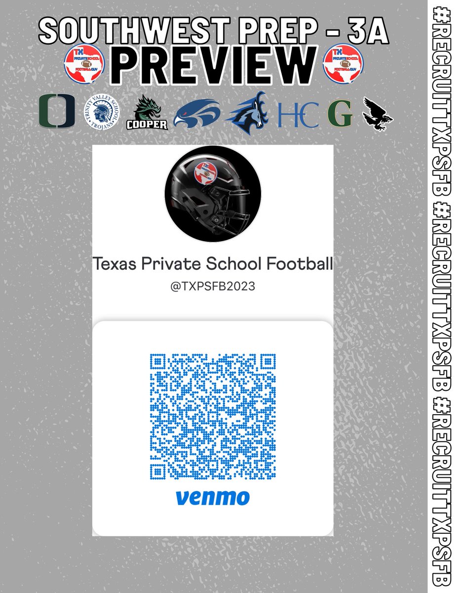 Texas Private School Football (@txprivatefbguy) on Twitter photo 🚨 2023 Team Preview 🚨
🚨Fort Worth Trinity Valley 🚨
📍Fort Worth, TX
🏫 SPC 3A
<a href="/TVSathletics/">TVS Trojans</a>
<a href="/CoachMMorrison/">Matt Morrison</a>
@2025_gavin
<a href="/MainordJacob/">Jacob Mainord</a>
<a href="/Will_Scott79/">Will Scott</a>
<a href="/_carter_lea/">Carter Lea</a>
<a href="/Aydan61Adkins/">Aydan Adkins</a>
<a href="/NgishuB/">Ben Ngishu</a>
<a href="/TuckerHowell_8/">Tucker Howell</a>
<a href="/rob_fulghum/">Rob Fulghum</a>
<a href="/lukewill_22/">Luke Williams</a>
<a href="/grant_pierce26/">Grant Pierce</a>
<a href="/CharlieAnder11/">Charlie Anderson</a> 🚨 2023 Team Preview 🚨
🚨Fort Worth Trinity Valley 🚨
📍Fort Worth, TX
🏫 SPC 3A
<a href="/TVSathletics/">TVS Trojans</a>
<a href="/CoachMMorrison/">Matt Morrison</a>
@2025_gavin
<a href="/MainordJacob/">Jacob Mainord</a>
<a href="/Will_Scott79/">Will Scott</a>
<a href="/_carter_lea/">Carter Lea</a>
<a href="/Aydan61Adkins/">Aydan Adkins</a>
<a href="/NgishuB/">Ben Ngishu</a>
<a href="/TuckerHowell_8/">Tucker Howell</a>
<a href="/rob_fulghum/">Rob Fulghum</a>
<a href="/lukewill_22/">Luke Williams</a>
<a href="/grant_pierce26/">Grant Pierce</a>
<a href="/CharlieAnder11/">Charlie Anderson</a>