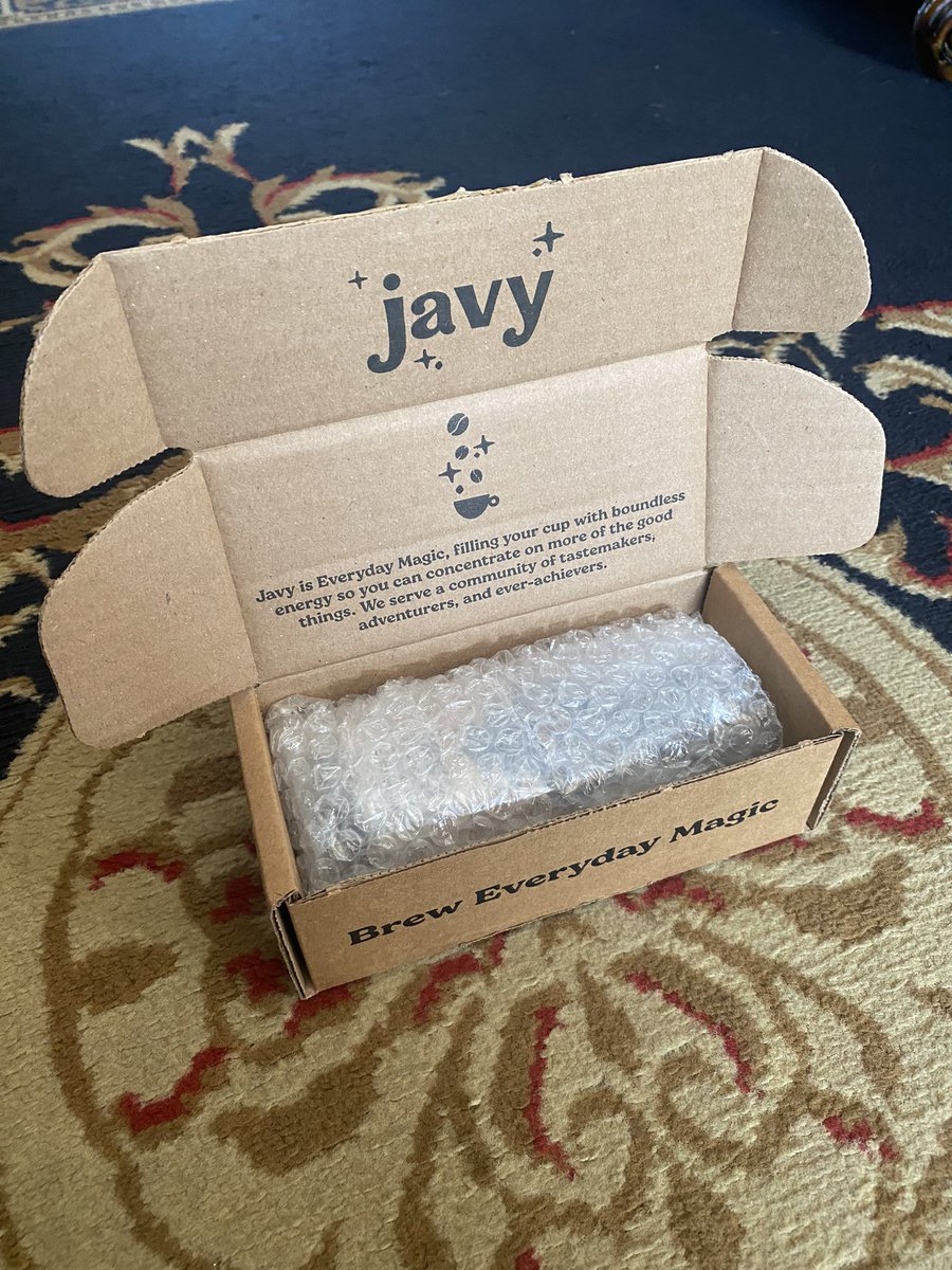 SupitsVV3's tweet photo. Got my @enjoyjavy today using @LunaBlueWitch code and I’m so excited to try it tomorrow !!🥳☕️ https://t.co/6FEDnEErR2