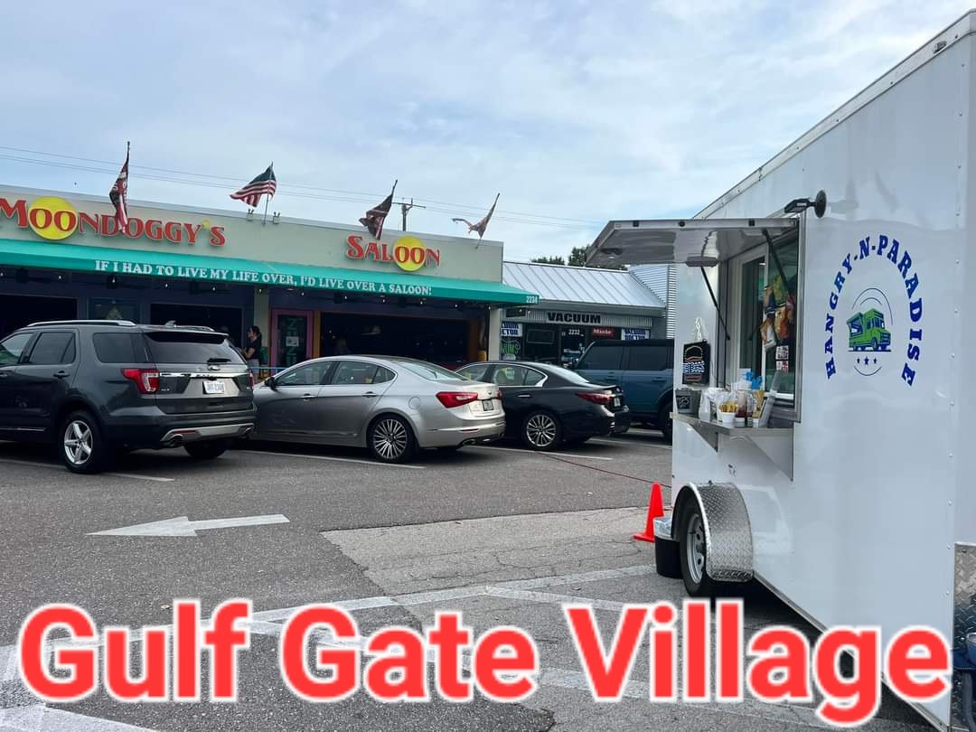 💥 Moondoggy's in #GGV 
Hangry-N-Paradise is up and ready to feed the hangry! Come on out to MoonDoggy's in GulfGate to have a cold drink and feed your hanger! <a href="/SuncoastFoodies/">Suncoast Foodies</a> #GulfGateMarketing #GulfGateVillage #GulfGateRocks #GulfGate #SRQ #SK #SWFL