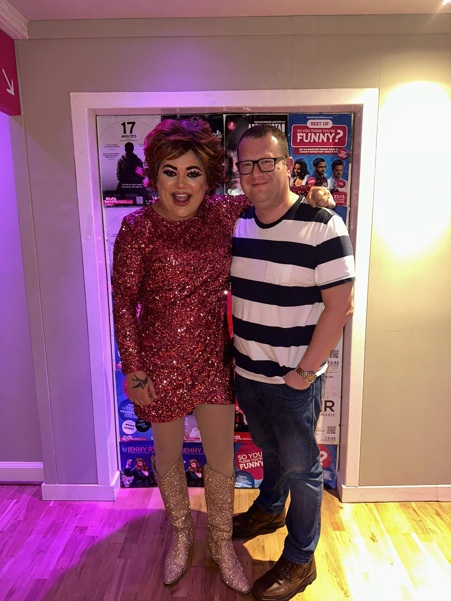 Loved seeing national treasure Bagatha Chipz MBE in her show #MaterialGirl <a href="/Gildedballoon/">Gilded Balloon</a>. Hilarious from start to finish. 👏 #EdFringe #BagaChipz #MuchBetta