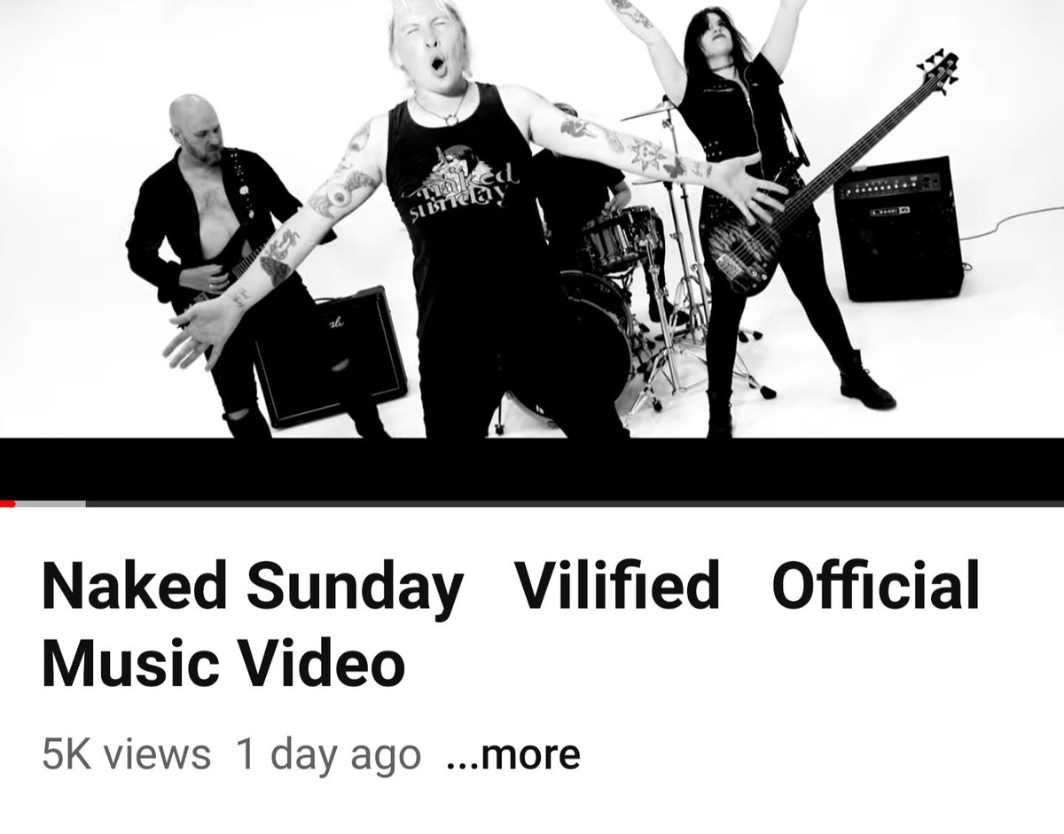 sixx_lou's tweet photo. 5k views in less then 48hrs for my band naked sunday. Music video Vilified thanks to @NickJTownsend for directing and recording #bandtowatch #upandcomingband #bandtalent #musicvideo https://t.co/hKYWl6KzeN https://t.co/EAsBUzB0Uy