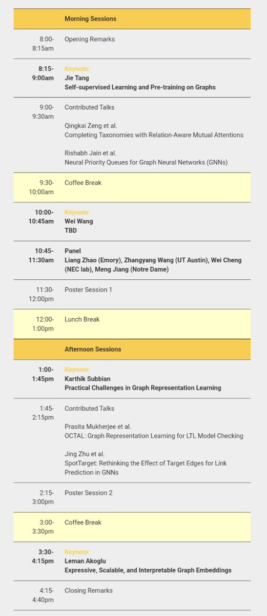 Looking forward to <a href="/mlgworkshop/">MLG Workshop</a> at #kdd2023 again this year. Here is our program with great keynotes, panel, and contributed talks.
More info at mlgworkshop.org
 cc/<a href="/AmazonScience/">Amazon Science</a>