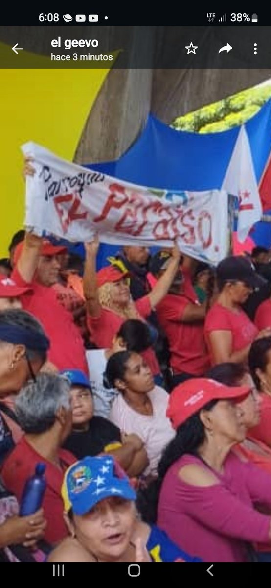 SEGUIMOS ACTIVADOS ! EN BATALLA Y VICTORIA PERMANENTE !  jefa de comunidad Virginia Lopez del clap Carlos Delgado, 

Somos vanguardia revolucionaria y Comunicacional