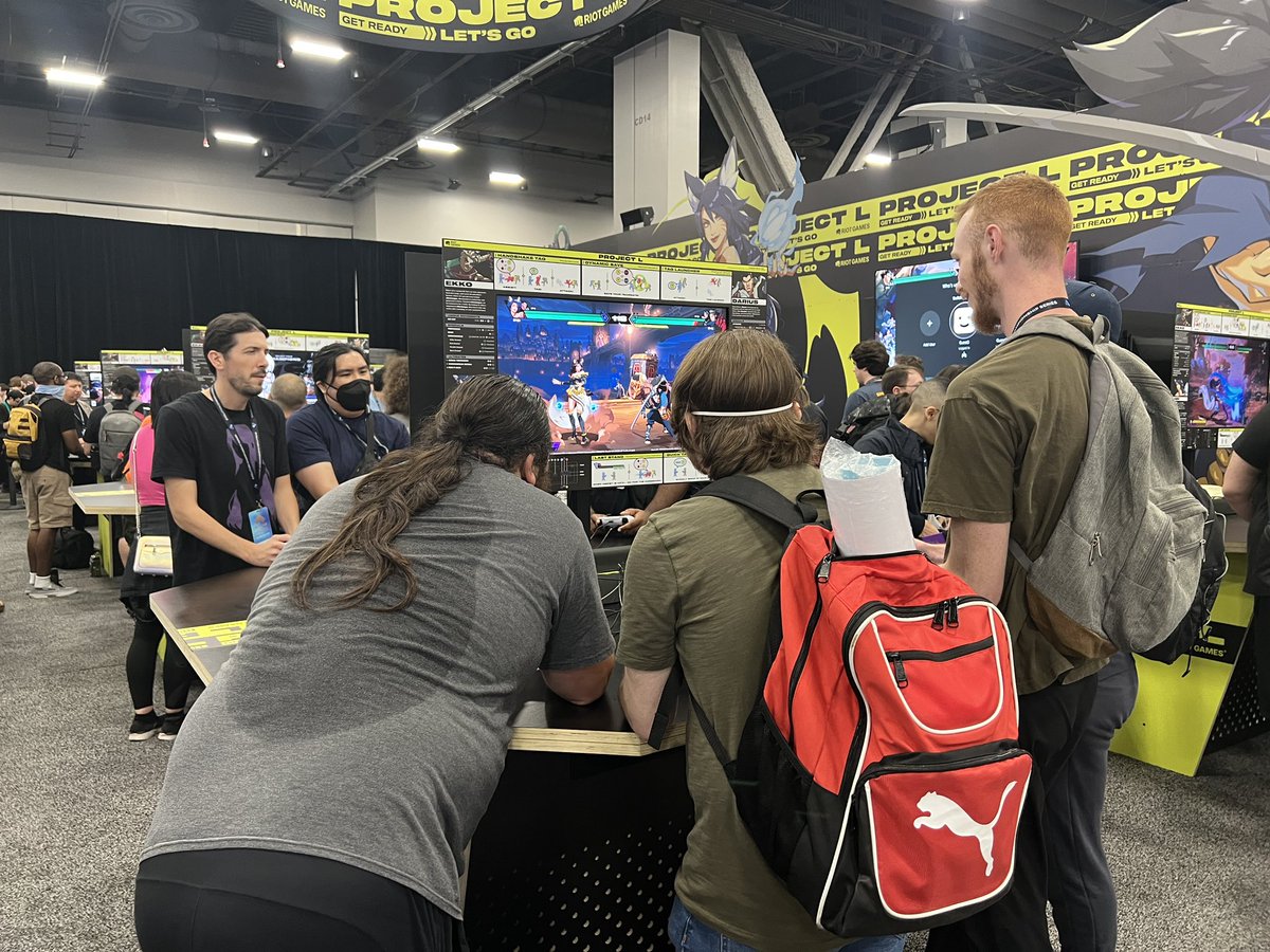 FGC already getting all sweaty over #ProjectL 😅