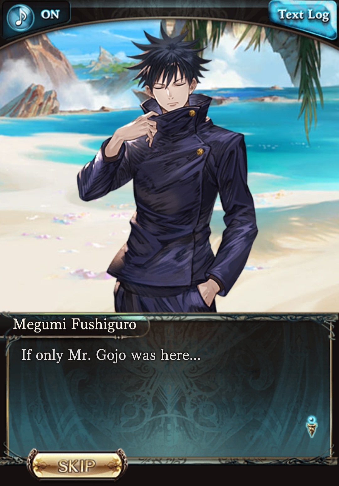 Jujutsu Kaisen x Granblue Fantasy Collaboration featuring Megumi