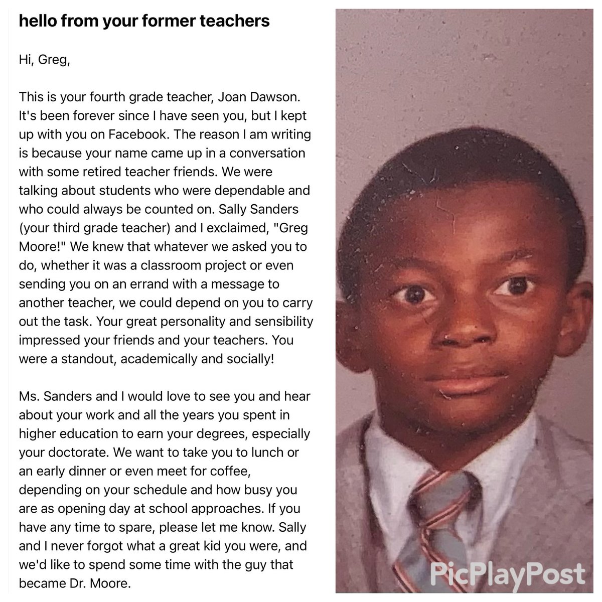 Dr. Gregory D. Moore Jr. tweet media