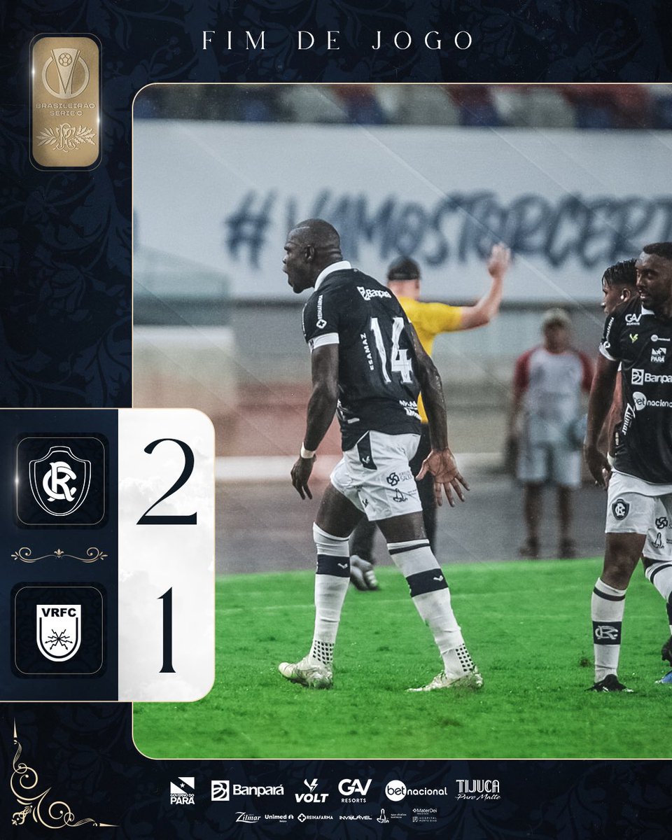 ClubeDoRemo's tweet photo. Fim de jogo: Clube do Remo 2 x 1 Volta Redonda

📸 Samara Miranda/ASCOM Remo

#OReiDaAmazônia https://t.co/fZvaojpNHe