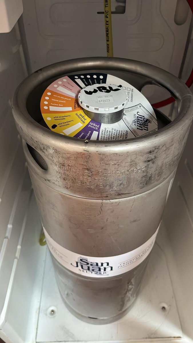 Shoutout to <a href="/SanJuanSeltzer/">San Juan Seltzer</a> for the first keg of Wild Blackberry Lemonade! 
It was the easiest choice to make!