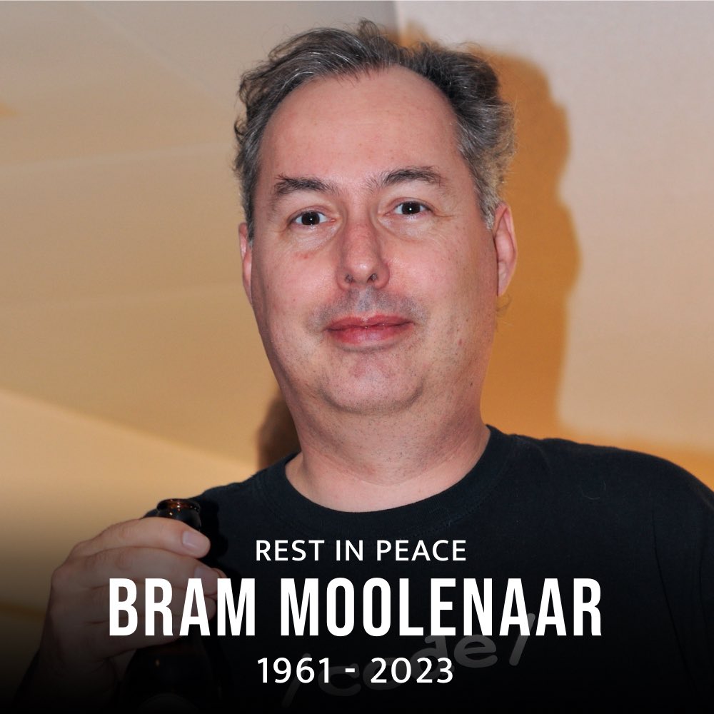 Bram Moolenaar, creator of #Vim, just passed away today. RIP Bram